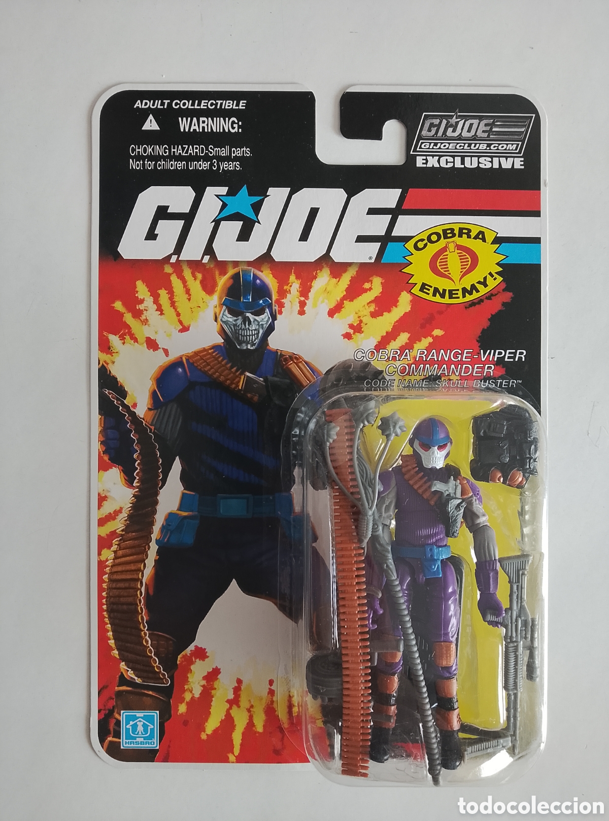 Figuras y mu&ntilde;ecos GI Joe: G.I. JOE COBRA RANGE-VIPER COMMANDER GIJOE GI JOE BLISTER SIN ABRIR HASBRO