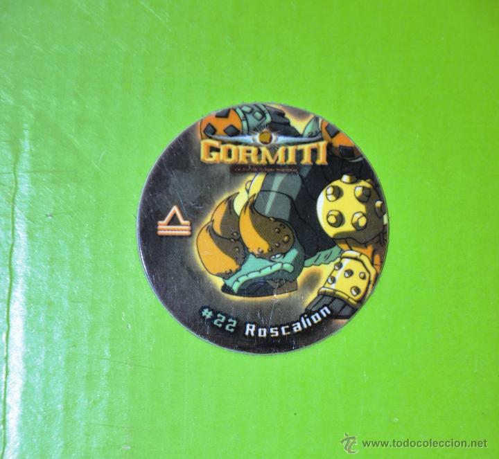 Figuras y mu&ntilde;ecos Gormiti: Tazo Gormiti n&ordm; 22 Roscalion - Foto 1