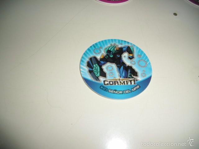 Figuras y mu&ntilde;ecos Gormiti: TAZOS GORMITI EL SE&Ntilde;OR DEL MAR - Foto 1