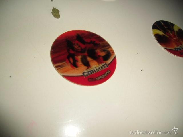 Figuras y mu&ntilde;ecos Gormiti: TAZOS GORMITI MAGMION - Foto 1