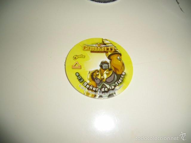 Figuras y mu&ntilde;ecos Gormiti: TAZOS GORMITI SE&Ntilde;OR DE LA TIERRA - Foto 1