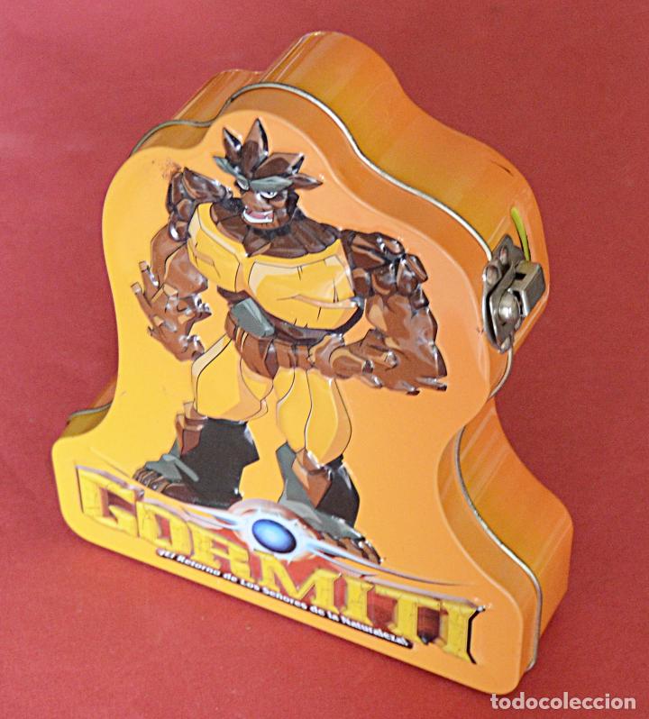 Figuras y mu&ntilde;ecos Gormiti: GORMITI - HUCHA - CAJA DE METAL - Foto 1