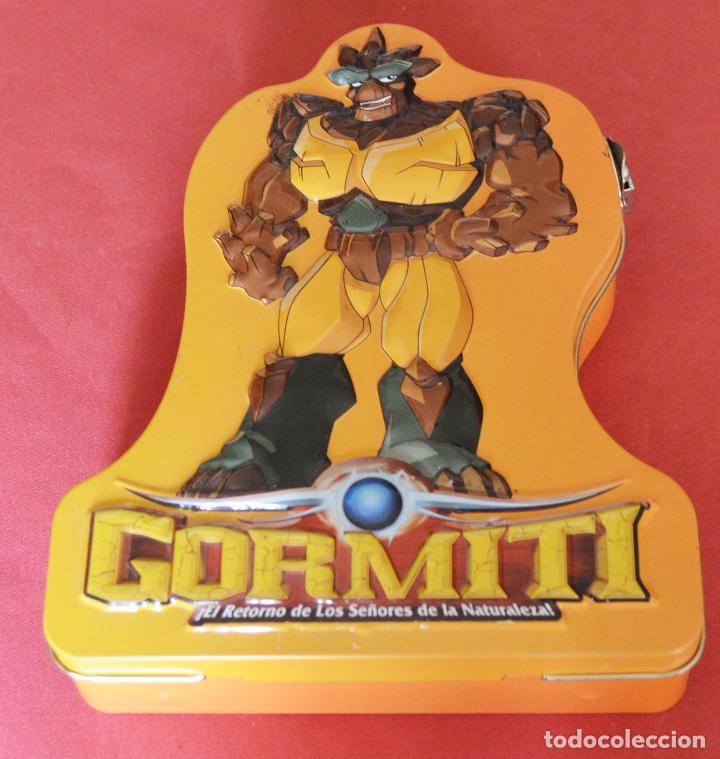 Figuras y mu&ntilde;ecos Gormiti: GORMITI - HUCHA - CAJA DE METAL - Foto 2