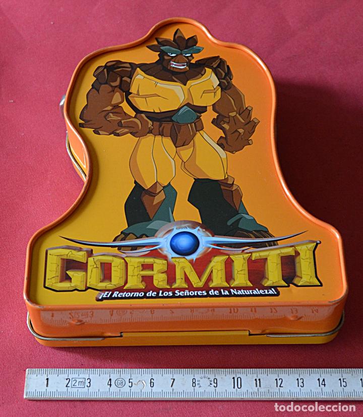 Figuras y mu&ntilde;ecos Gormiti: GORMITI - HUCHA - CAJA DE METAL - Foto 4