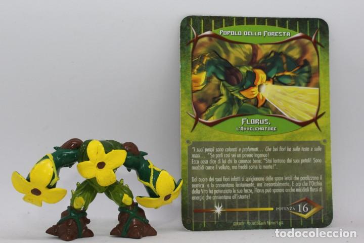 Figuras y mu&ntilde;ecos Gormiti: GORMITI SERIE FINAL EVOLUTION - FLORUS - FIGURA Y CARTA - Foto 1