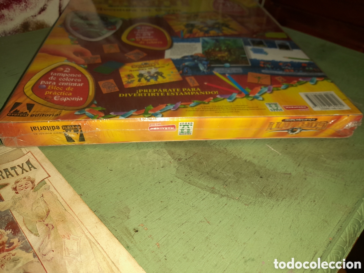 Figuras y mu&ntilde;ecos Gormiti: Goretti, libro y juego de sellos de caucho - Foto 3