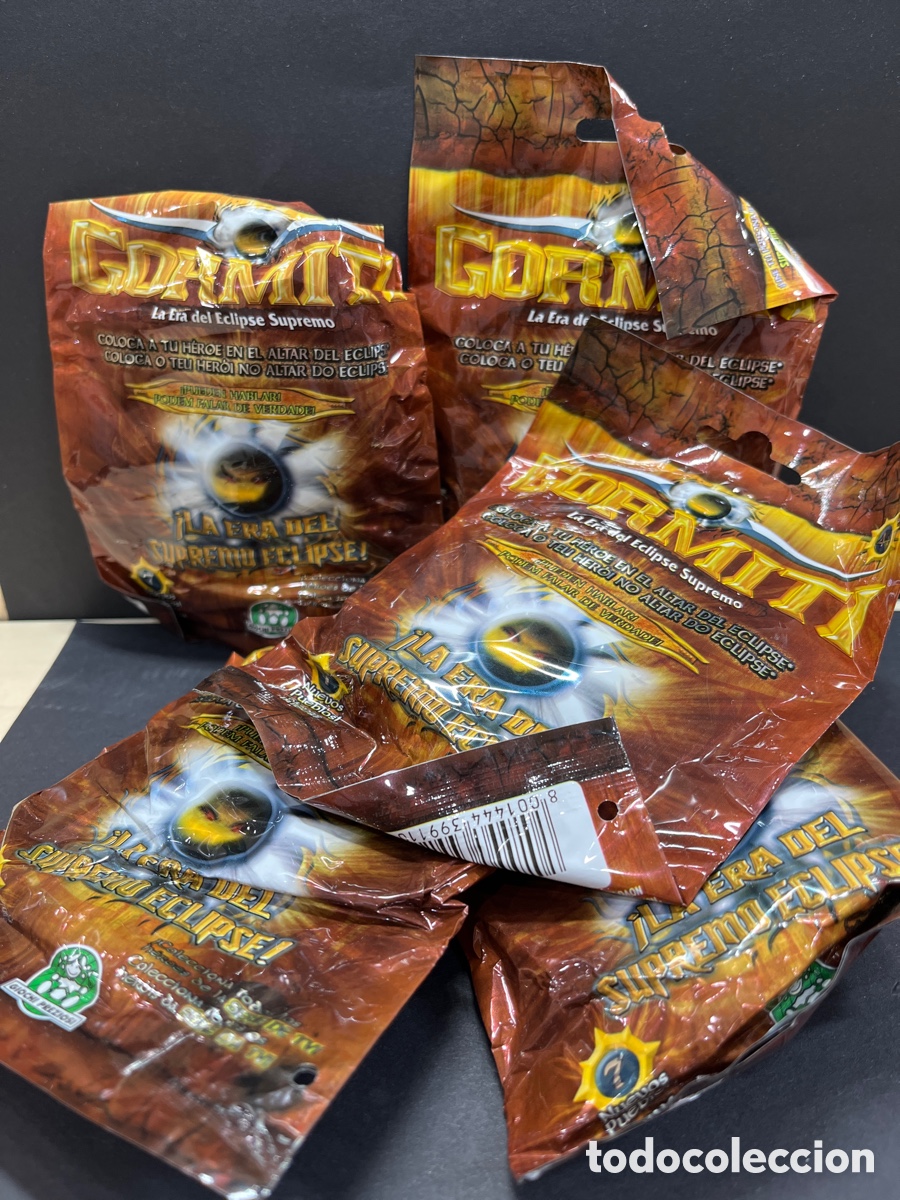 Figuras y mu&ntilde;ecos Gormiti: GORMITI LA ERA DEL ECLIPSE SUPREMO 5 SOBRES PRECINTADOS - Foto 1