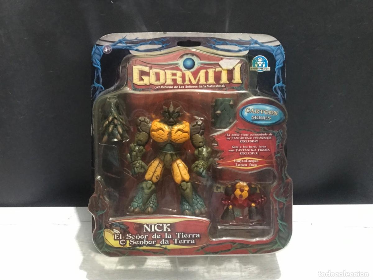 Figuras y mu&ntilde;ecos Gormiti: Bl&iacute;ster Gormiti Nick El se&ntilde;or de la tierra - Foto 1