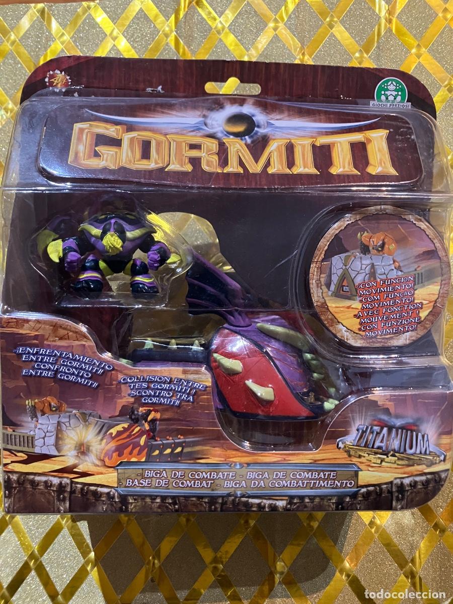Figuras y mu&ntilde;ecos Gormiti: JUGUETE DE GORMITI BIGA DE COMBATE TITANIUM ! ! - Foto 1