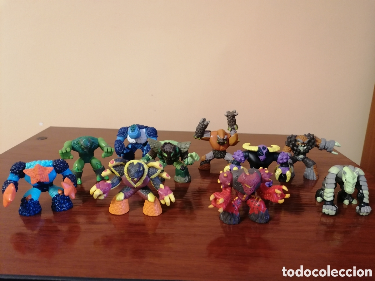 Figure e Bambolotti Gormiti: Lote Diez 10 Figuras Gormiti Giochi Preziosi Marathon Media.Algunos Con Conector Base.Leer