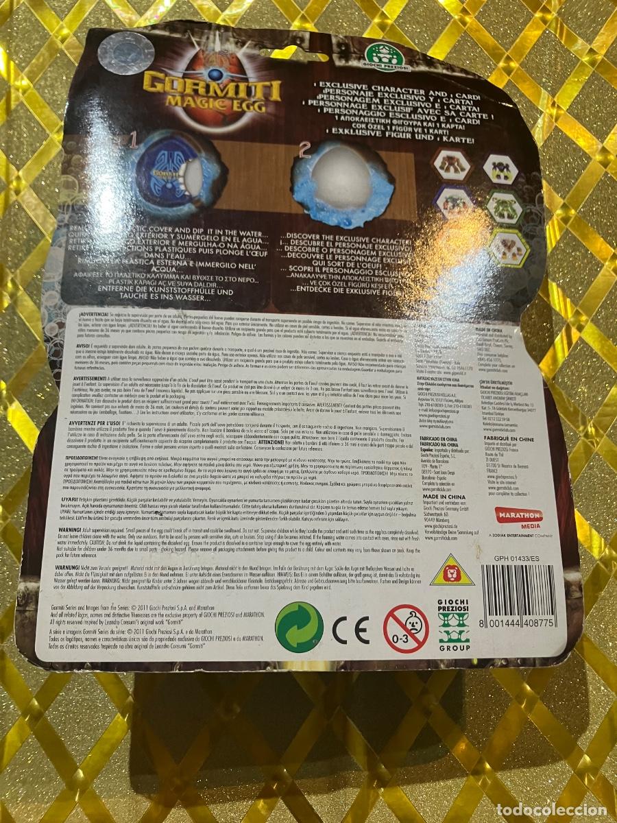 Figuras y mu&ntilde;ecos Gormiti: HUEVO DE GORMITI MAGIC EGG TITANIUM ! - Foto 2