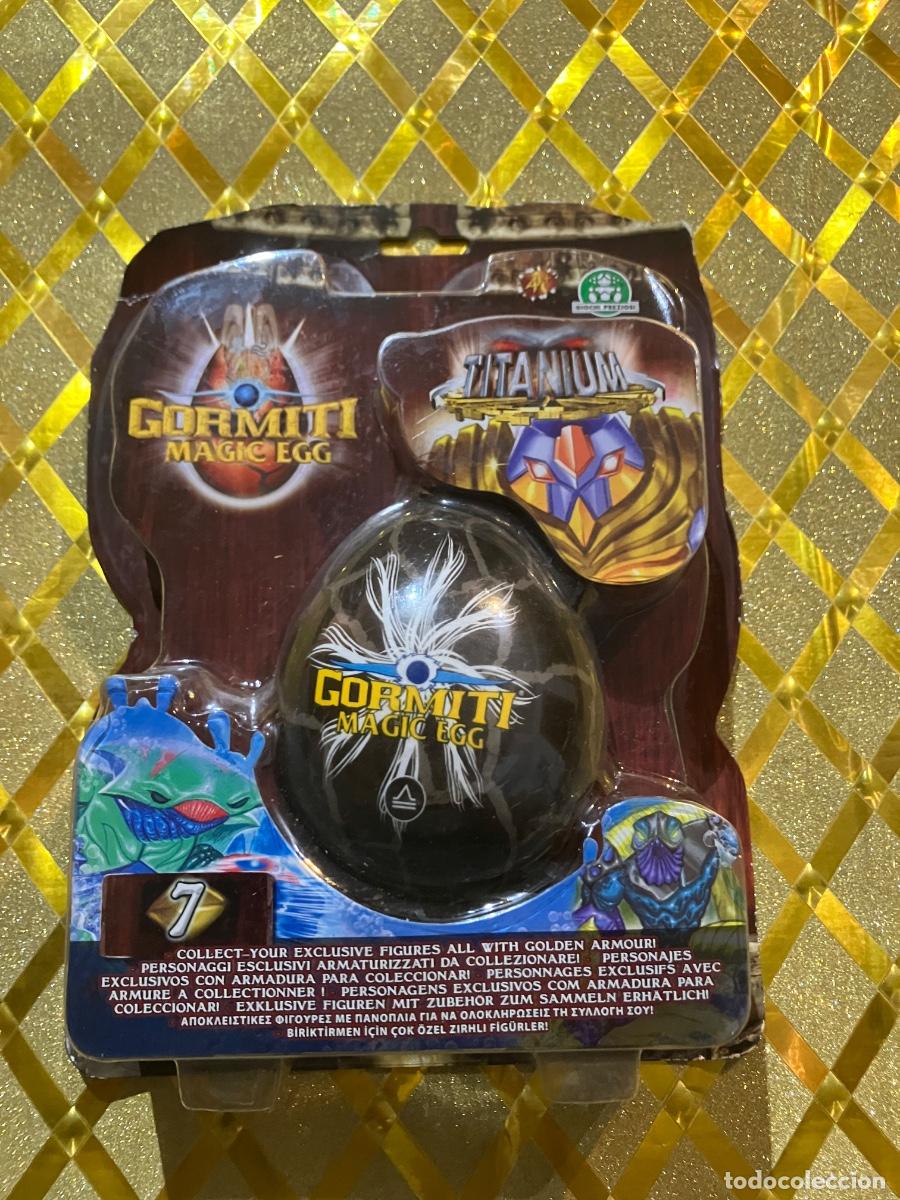 Figuras y mu&ntilde;ecos Gormiti: HUEVO DE GORMITI MAGIC EGG TITANIUM ! - Foto 1