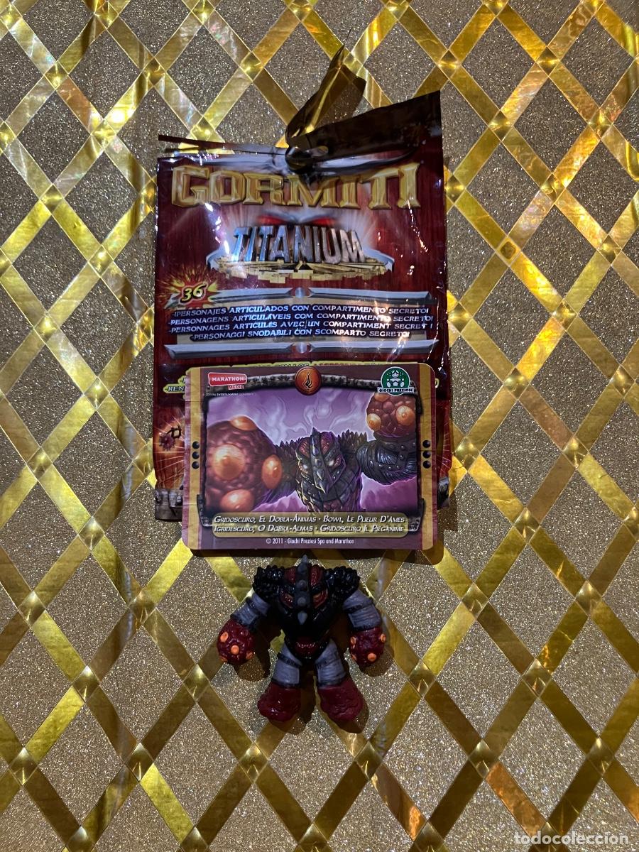 Figuras y Mu&ntilde;ecos Gormiti: MU&Ntilde;ECO GORMITI GRIDOSCURO EL DOBLA ANIMAS SERIE TITANIUM 2011 l