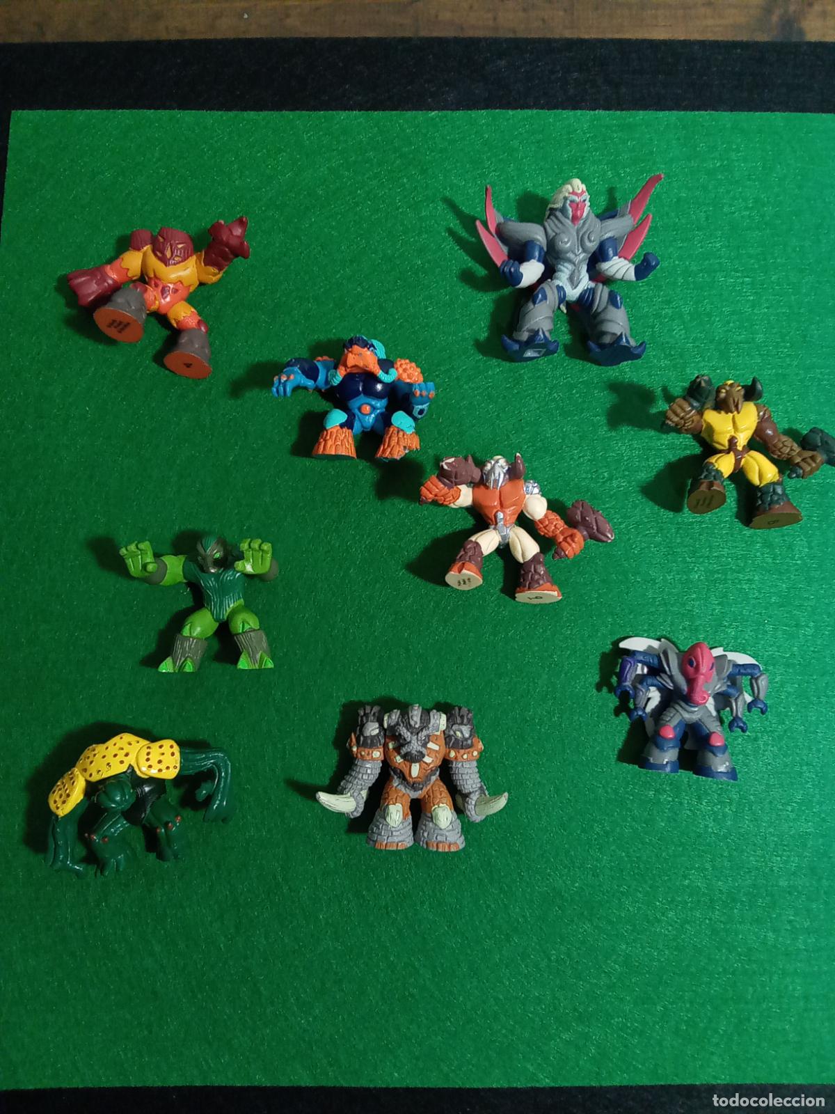 Figuras y Mu&ntilde;ecos Gormiti: LOTE DE NUEVE FIGURAS GIOCHI PREZIOSI