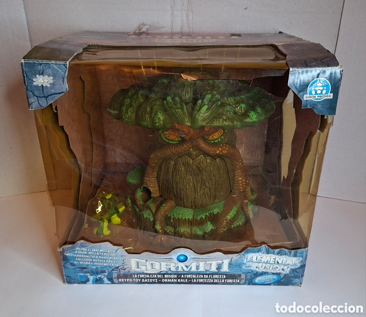 Figuras y mu&ntilde;ecos Gormiti: GORMITI. LA FORTALEZA DEL BOSQUE. NUEVO EN CAJA. SIN ESTRENAR. INCLUYE UNA FIGURA. ELEMENTAL FUSION.