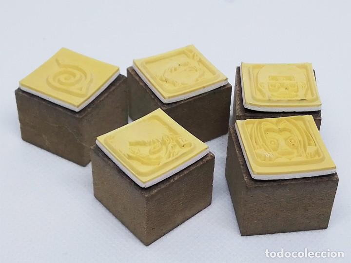 conjunto de 5 sellos de naruto gaara kakashi ha - Comprar Figuras