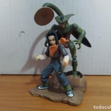 Figurines et Jouets Manga: FIGURA DRAGON BALL - CELL Y C-17 / ANDROID Nº 17 - B/S.T MH. CHINA - 11 CM (9O). Lote 317738003