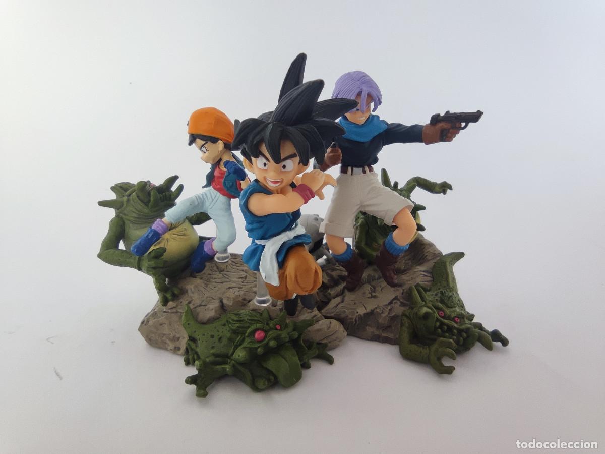 Goku, Pan, Trunks, Giru Dragon Ball GT Bandai Gashapon Collection Figure  Toy.