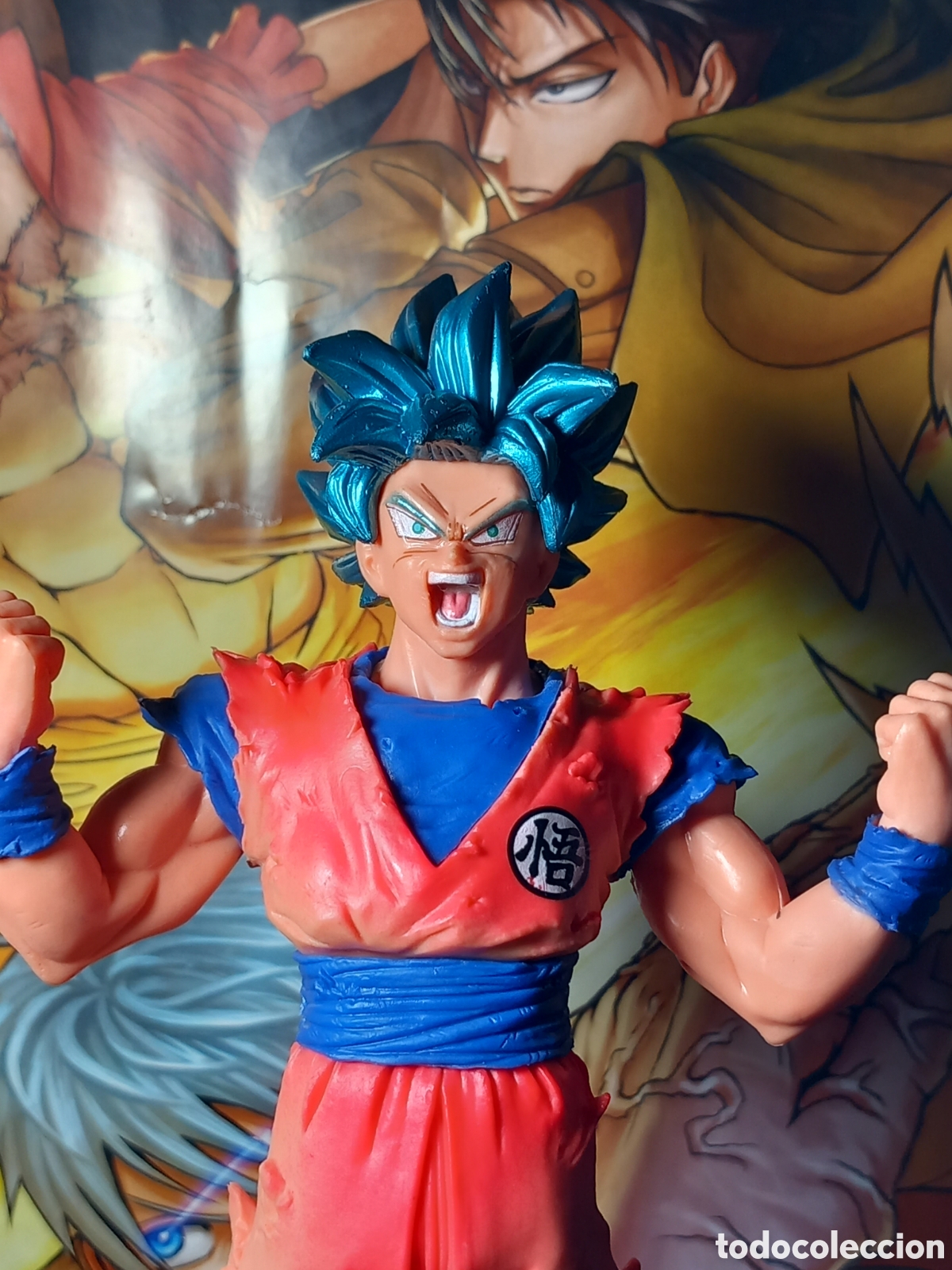 figura goku ssj god blue - Comprar Figuras e Bonecos Manga e Anime