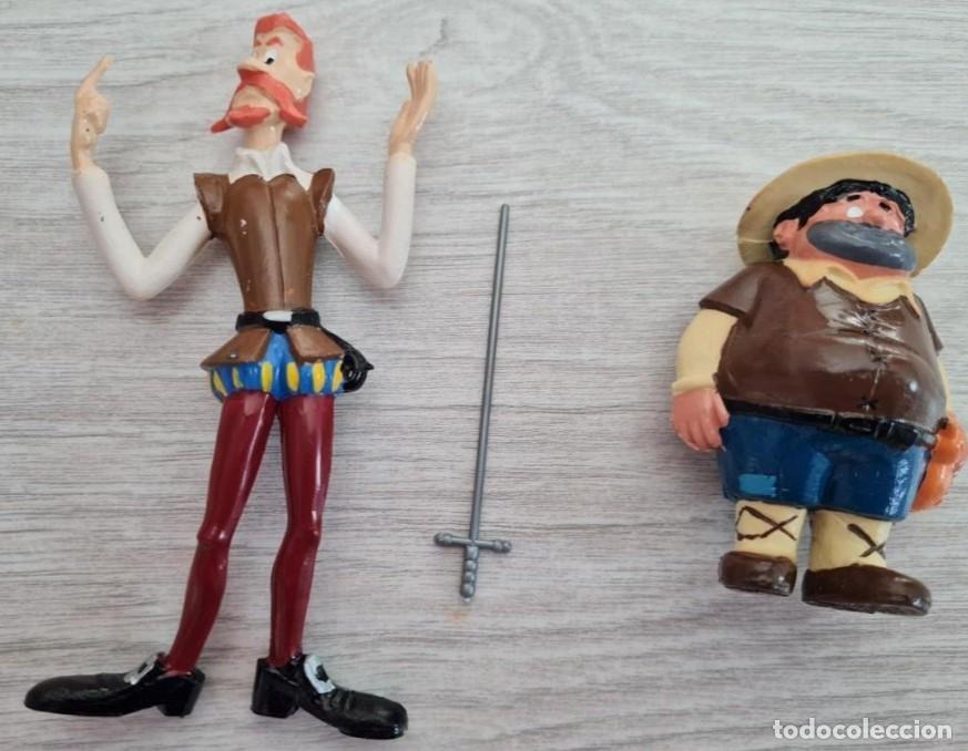 Manga-Figuren: Figuras Don Quijote de la Mancha y Sancho Panza en blister a&ntilde;o 1979