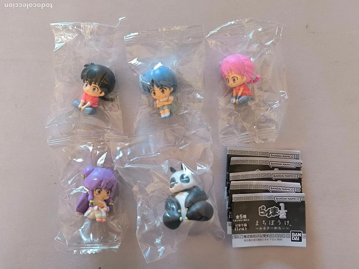 Figuras y Mu&ntilde;ecos Manga: GASHAPON RANMA 1/2 - COMPLETA 5 FIGURAS - BANDAI - JAPON - NUEVO (Bw)