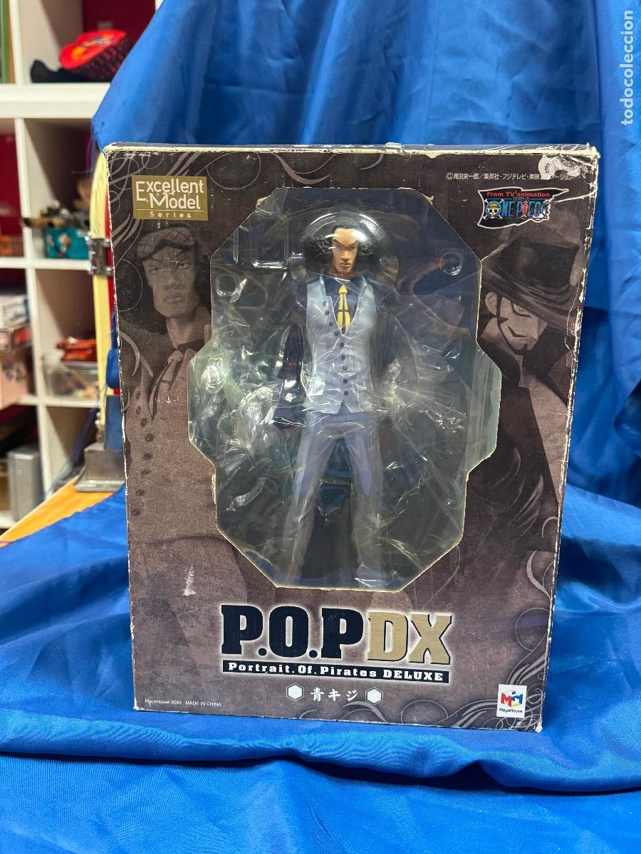 Figuras y Mu&ntilde;ecos Manga: Aokiji Kuzan de la serie One Piece, Portrait.Of.Pirates (P.O.P)DX fabricado por Megahouse.