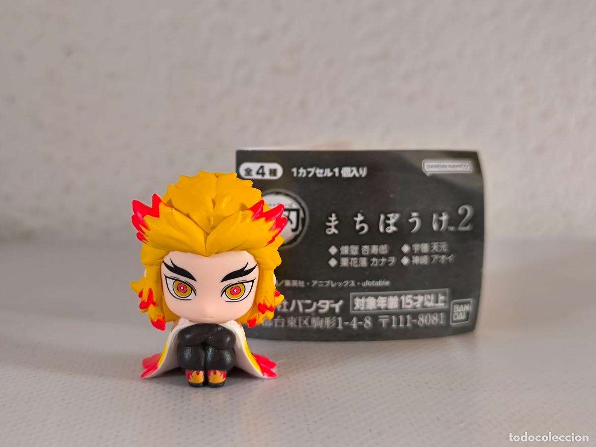 Figuras y Mu&ntilde;ecos Manga: GASHAPON KIMETSU NO YAIBA MACHIBOKE 2 - KYOJURO RENGOKU - GUARDIANES DE LA NOCHE - BANDAI (094B#w)