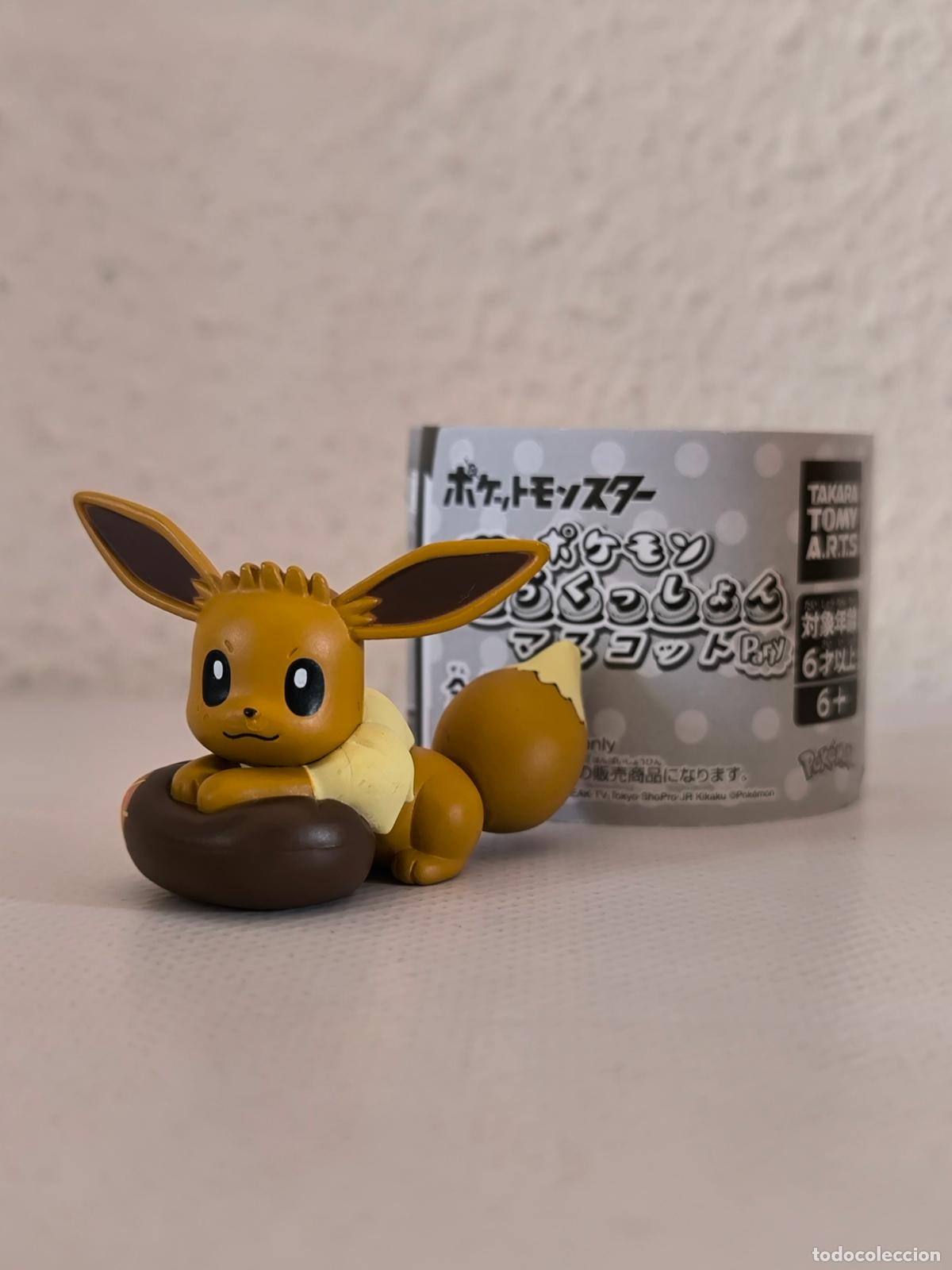 Figuras y Mu&ntilde;ecos Manga: GASHAPON POKEMON RELAX CUSHION MASCOT PARTY - EEVEE - TAKARA TOMY - JAPON - NUEVO (098Cw)