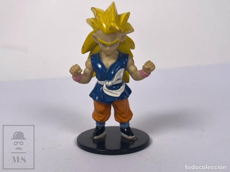 Figuras y Mu&ntilde;ecos Manga: Figura - Dragon Ball / Son Goku nivel 3 - Bola de Dragon - A&ntilde;o 1996 - Altura 10 cm