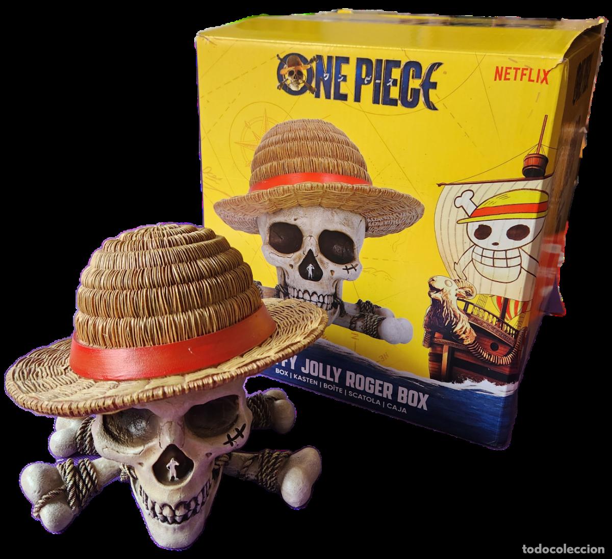 Figuras y Mu&ntilde;ecos Manga: One Piece Luffy JOLLY ROGER BOX ANIM&Eacute; en su caja original NETFLIX SIN USO