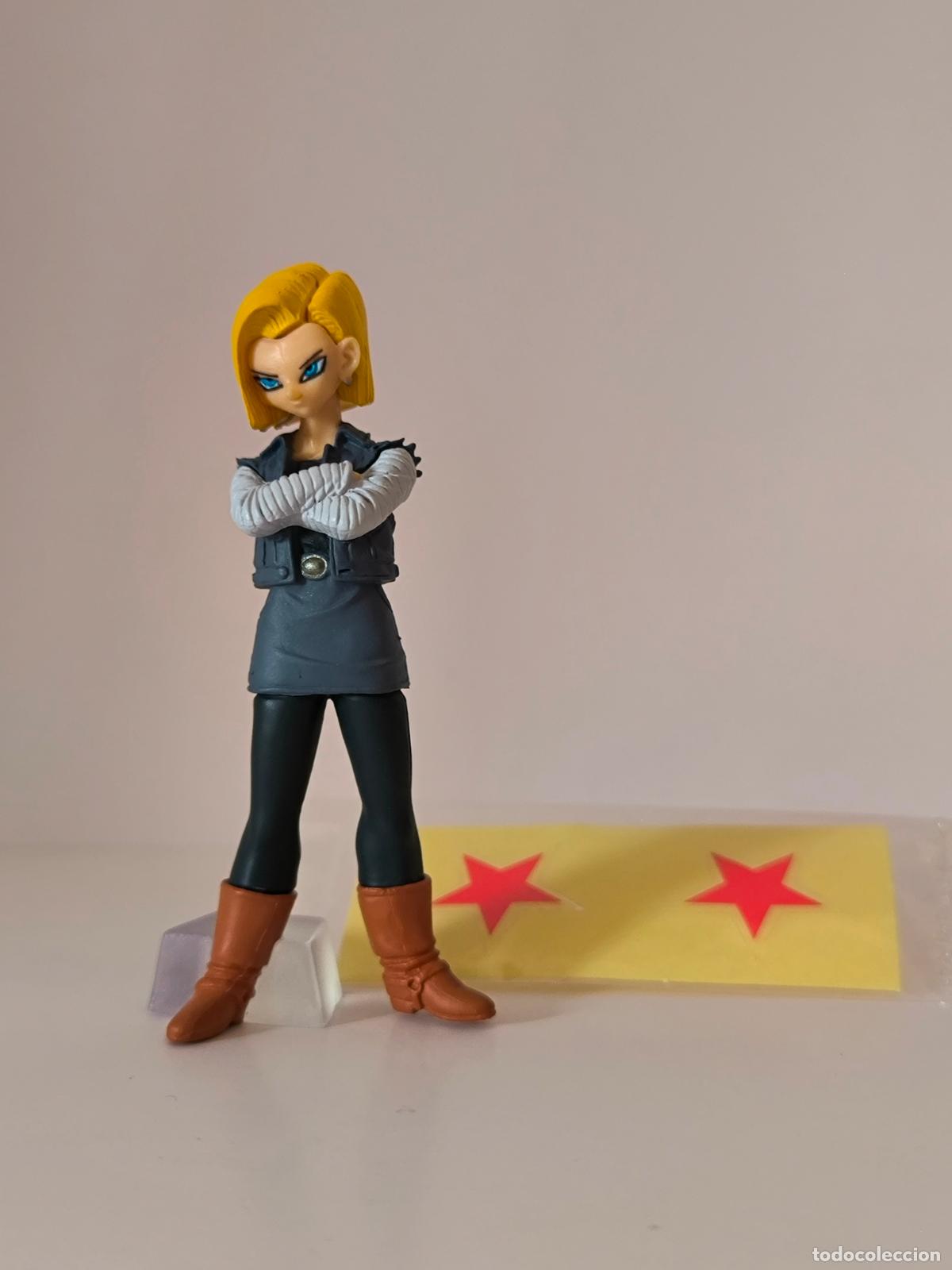 Figuras y Mu&ntilde;ecos Manga: GASHAPON HG DRAGON BALL Z SERIE 4 - A-18 / ANDROIDE N&ordm; 18 - BANDAI - JAPON - ORIGINAL (345B)