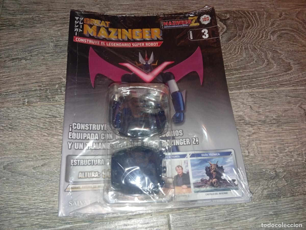 Figuras y Mu&ntilde;ecos Manga: Revista Fasc&iacute;culo 103 Mazinger Z + Piezas Salvat n&uacute;mero 3