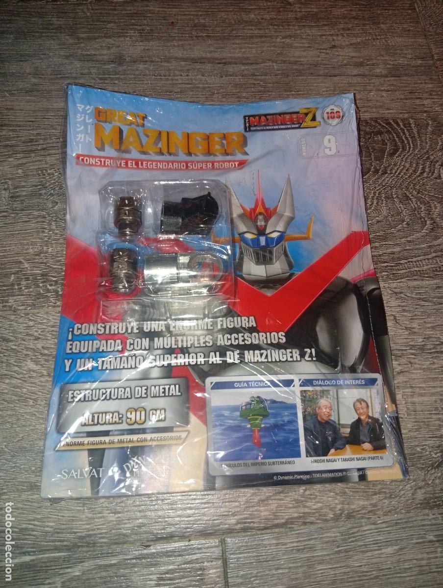 Figuras y Mu&ntilde;ecos Manga: Revista Fasc&iacute;culo 109 Mazinger Z + Piezas n 9 Salvat