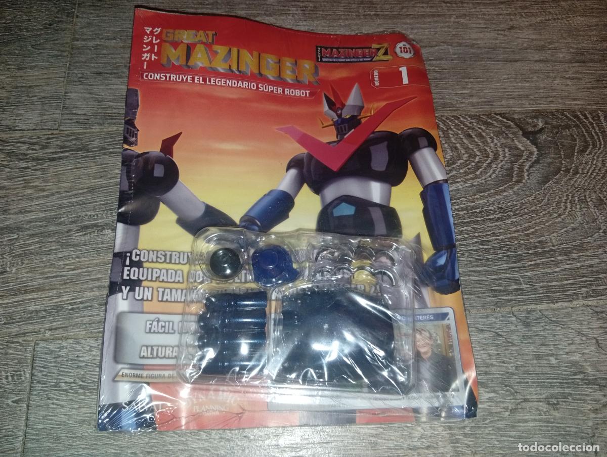 Figuras y Mu&ntilde;ecos Manga: Revista Fasc&iacute;culo 101 Mazinger Z + Piezas n 1 Salvat