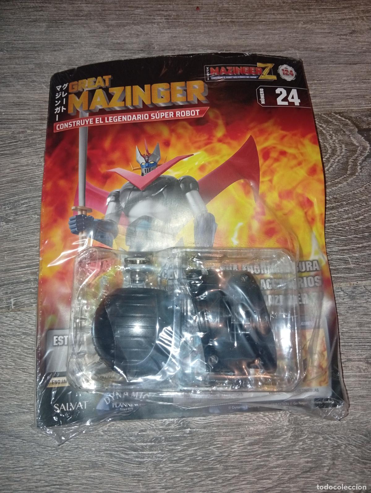 Figuras y Mu&ntilde;ecos Manga: Revista Fasc&iacute;culo 124 Mazinger Z + Piezas n 24 Salvat
