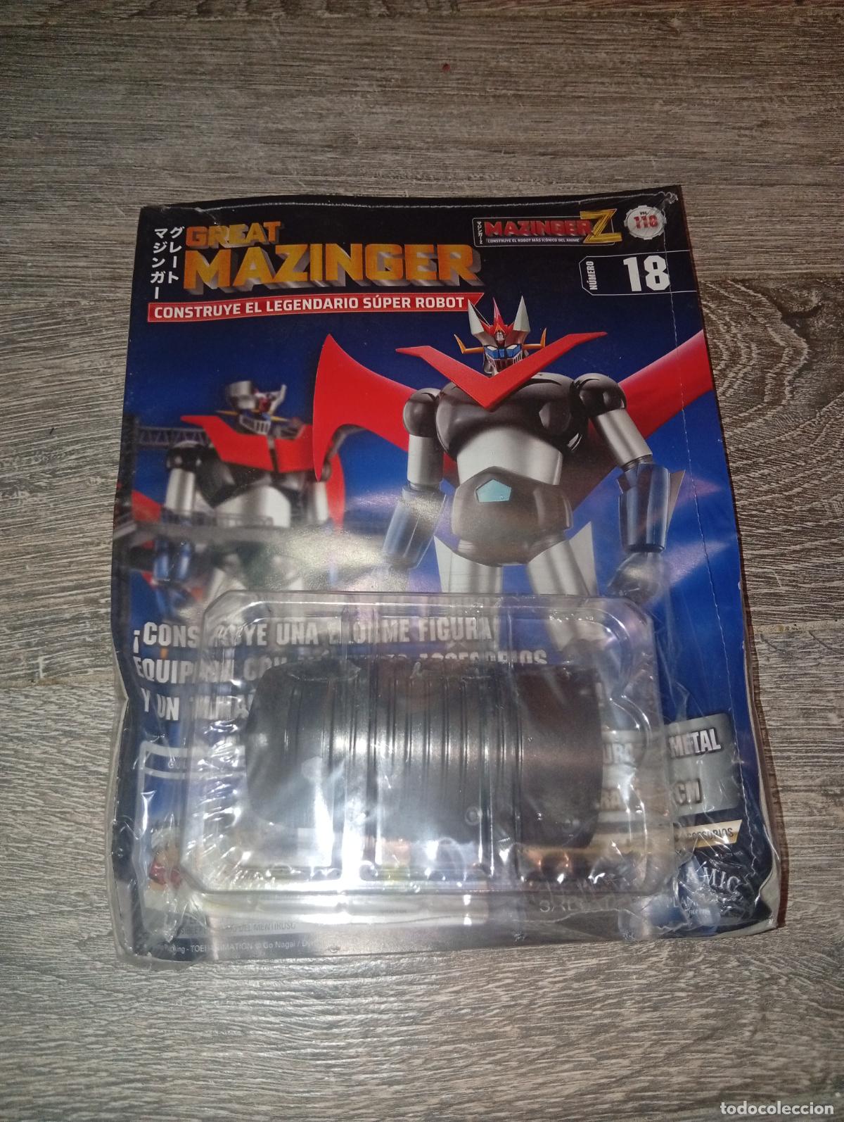 Figuras y Mu&ntilde;ecos Manga: Revista Fasc&iacute;culo 118 Mazinger Z + Piezas n 18 Salvat