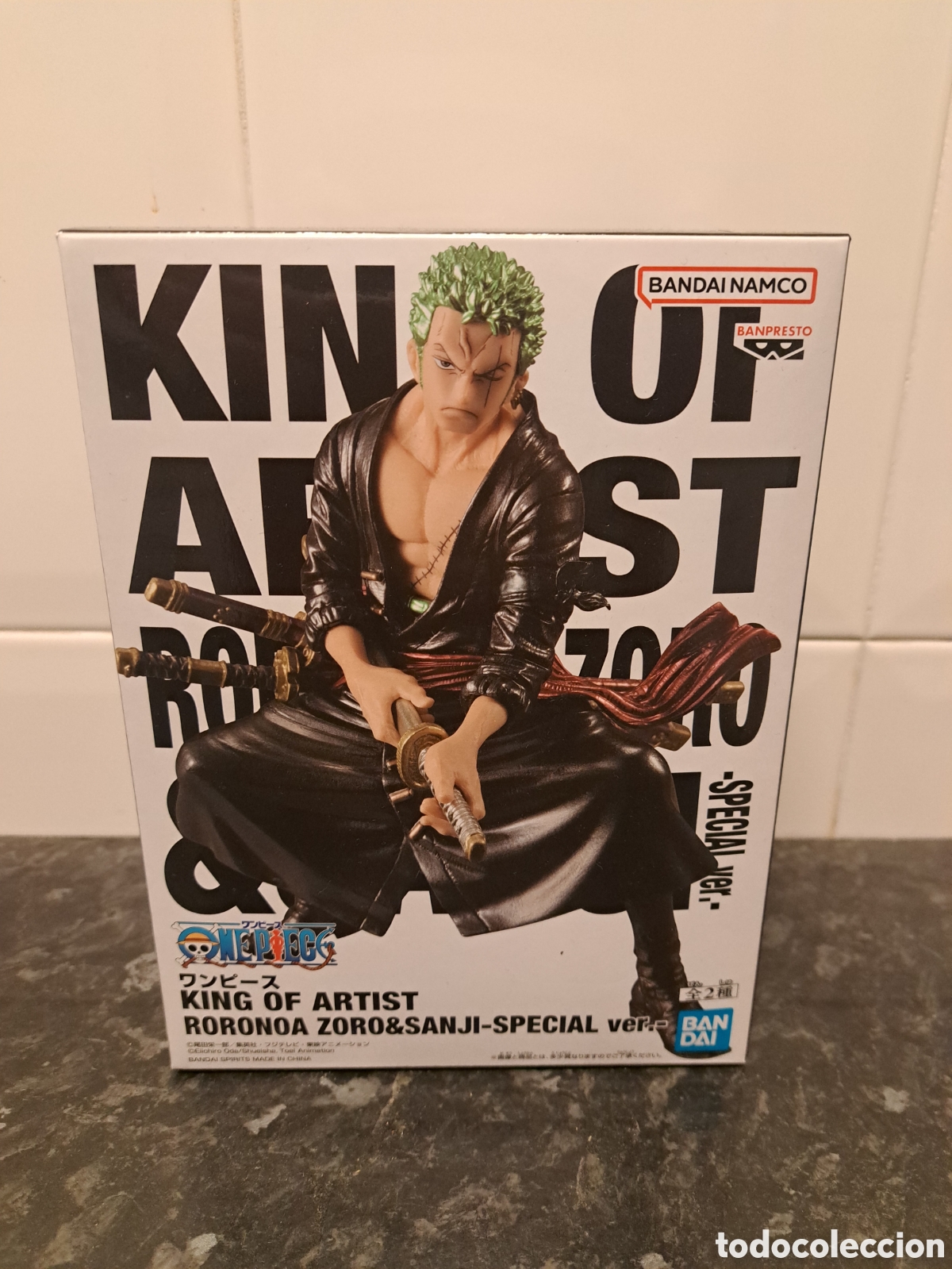 Figuras y Mu&ntilde;ecos Manga: FIGURA RORONOA ZORO KING OF ARTISTSPECIAL VERSION BANDAI NAMCO BANPRESTO INCLUYE CAJA