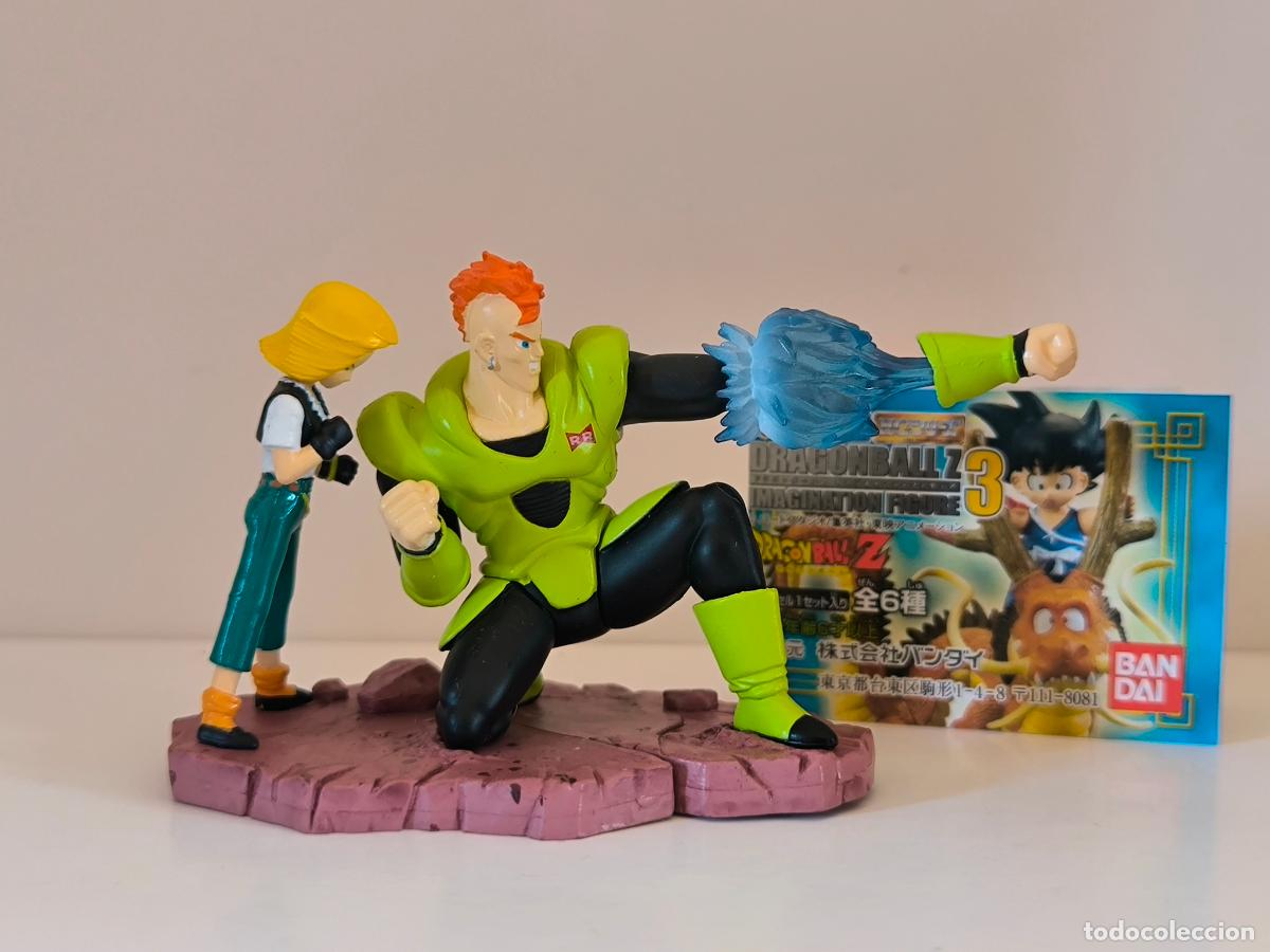 Figuras y Mu&ntilde;ecos Manga: FIGURA DRAGON BALL IMAGINATION - ANDROIDE N&ordm; 16 Y N&ordm; 18 / A-16 / A-18 - GASHAPON BANDAI (348A#)