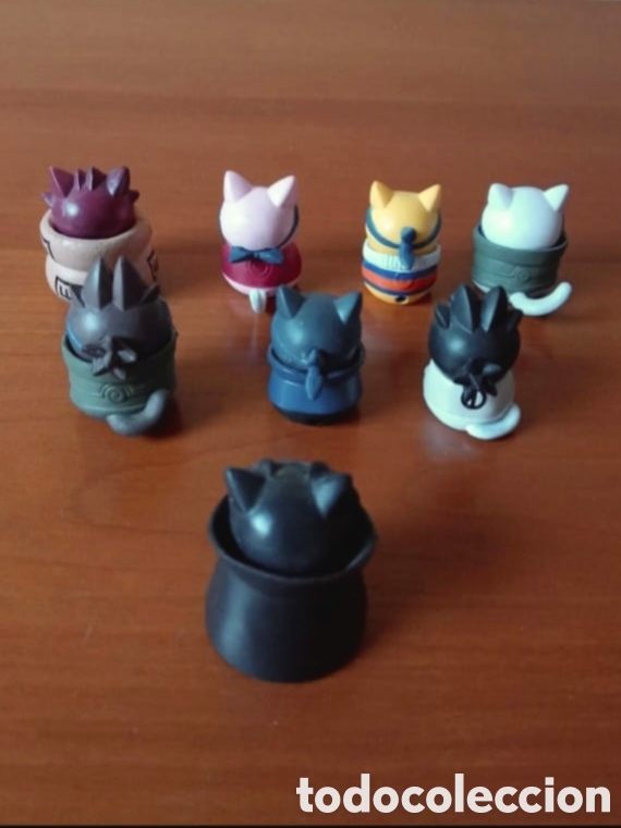 Figuras y mu&ntilde;ecos Manga: Pack de 8 gatos Naruto - Foto 3
