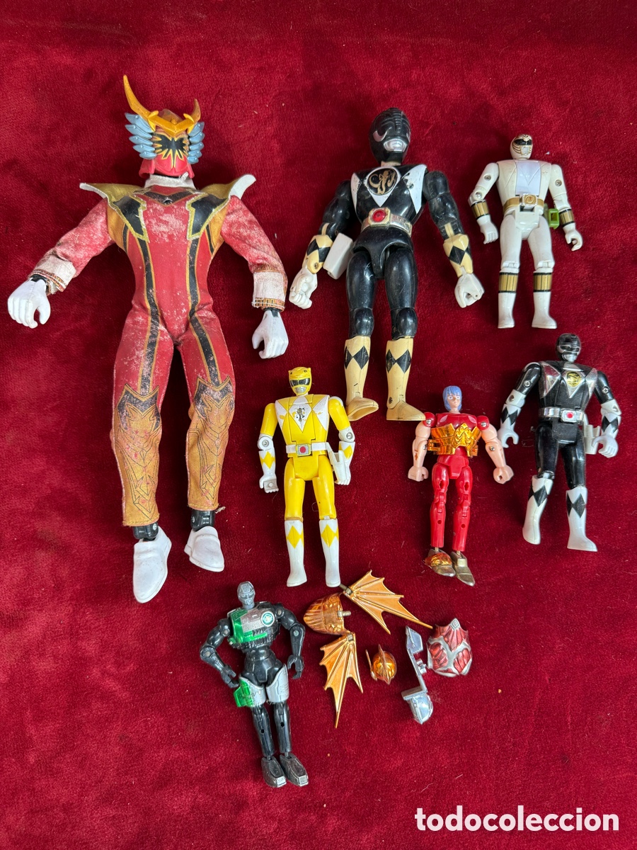 Figuras y Mu&ntilde;ecos Manga: Lote de juguetes antiguos,bandai a&ntilde;os 90!