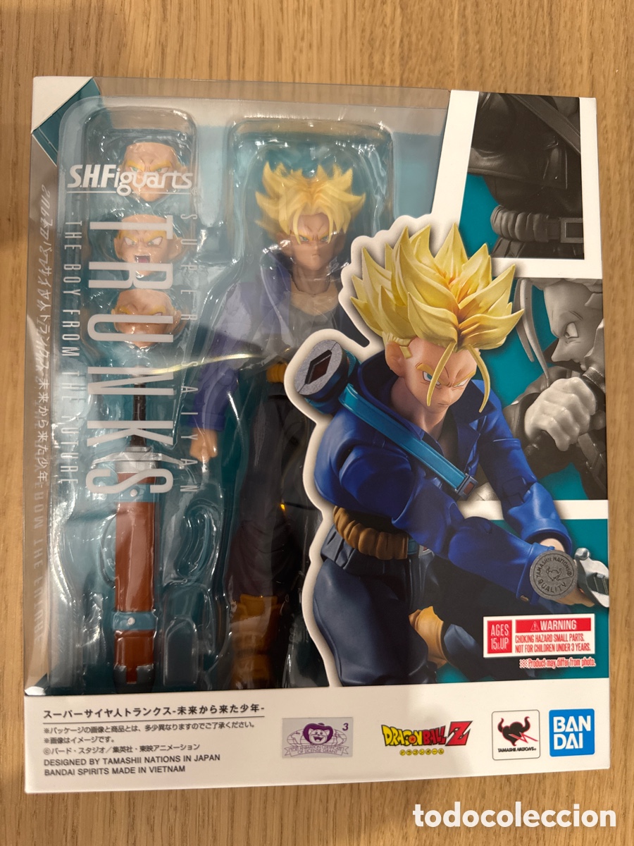 Figuras y Mu&ntilde;ecos Manga: Figura Super Saiyan Trunks The Boy From the Future Dragon Ball Z S.H. Figuarts