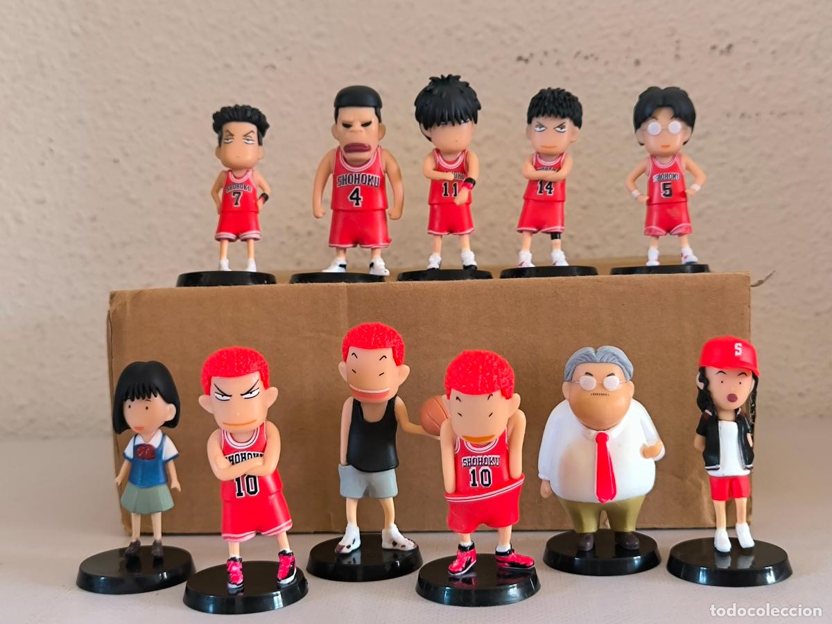 Figuras y Mu&ntilde;ecos Manga: LOTE 11 FIGURAS SLAM DUNK - SAKURAGI, RUKAWA, AKAGI, HARUKO, ANZAI ETC (340)
