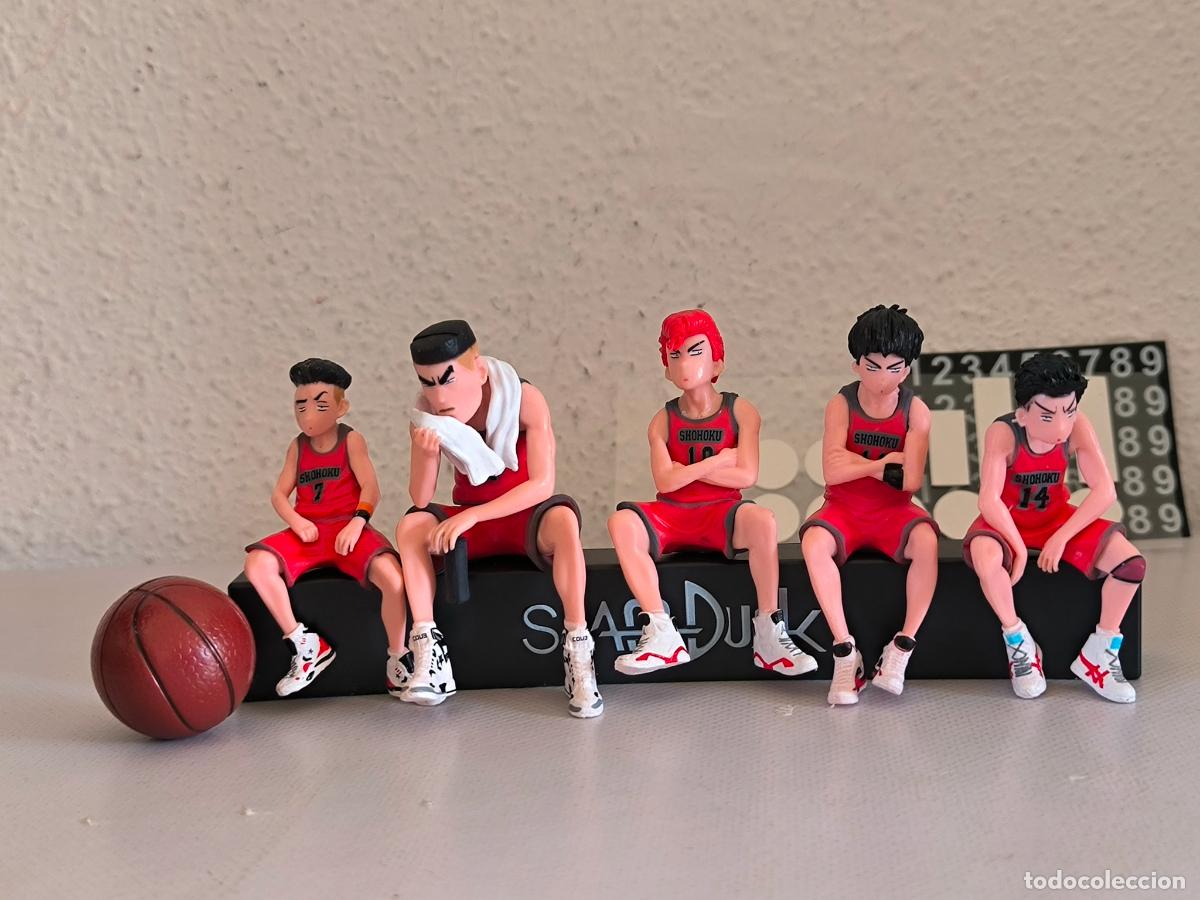 Figuras y Mu&ntilde;ecos Manga: LOTE 5 FIGURAS SLAM DUNK - SAKURAGI, RUKAWA, MIYAGI, AKAGI, MITSUI (344)
