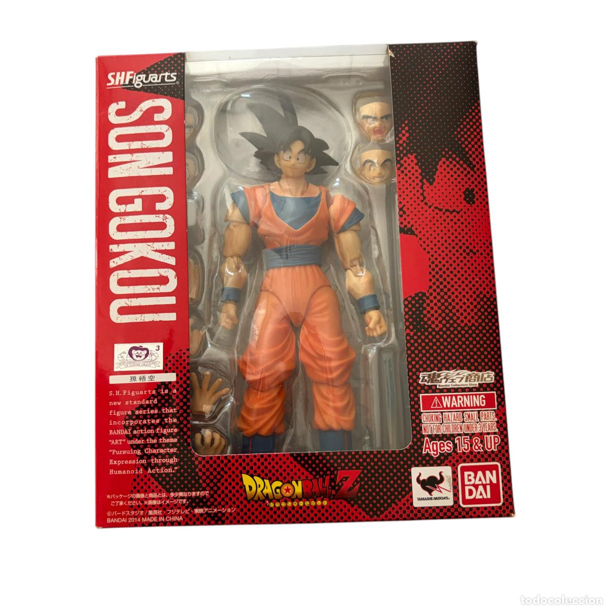 Figuras y mu&ntilde;ecos Manga: Figura mu&ntilde;eco S.H.Figuarts SHF Dragon Ball Z Son Goku (primera edici&oacute;n 2014 lanzamiento)