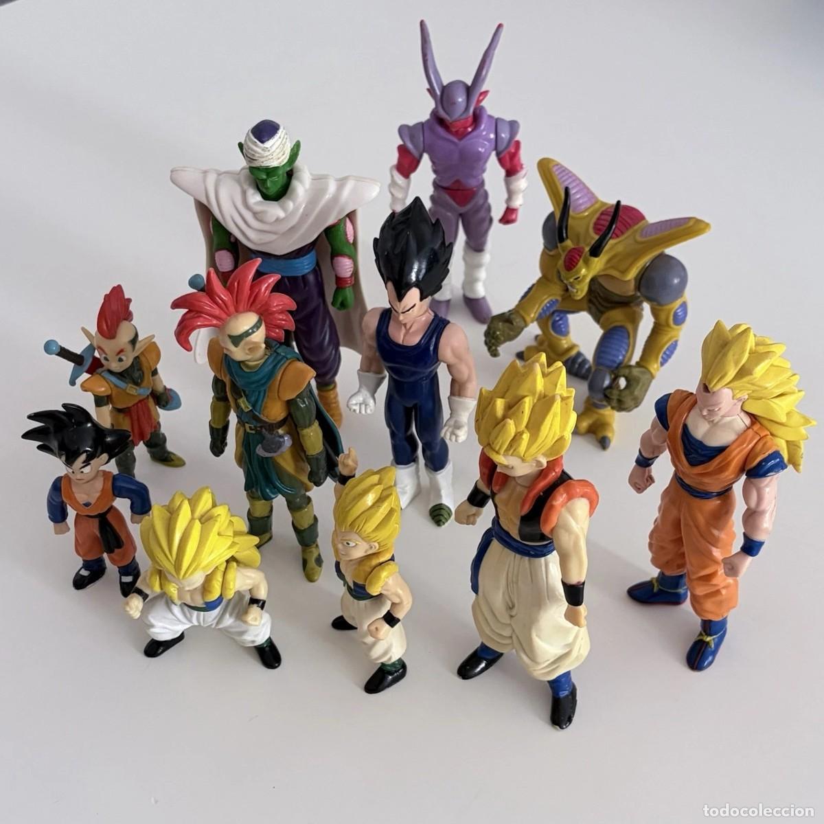 Manga-Figuren: Lote de 11 mu&ntilde;ecos de Acci&oacute;n Dragon Ball Z AB Toys Oficiales de Francia Vintage A&ntilde;os 90