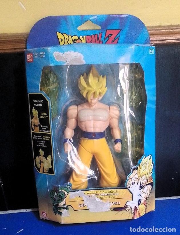 Figuras y mu&ntilde;ecos Manga: dragon ball z &rdquo;power Booster&rdquo; Bandai figura saiyan goku 20 cm 2008 en blister sin abrir