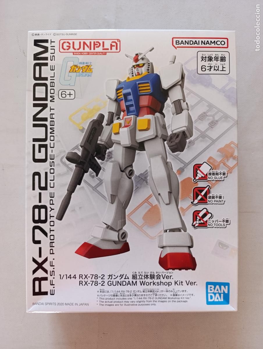 Figuras y mu&ntilde;ecos Manga: RX-78-2 GUNDAM - FIGURA PARA MONTAR - GUNPLA - WORKSHOP KIT - BANDAI (077w)