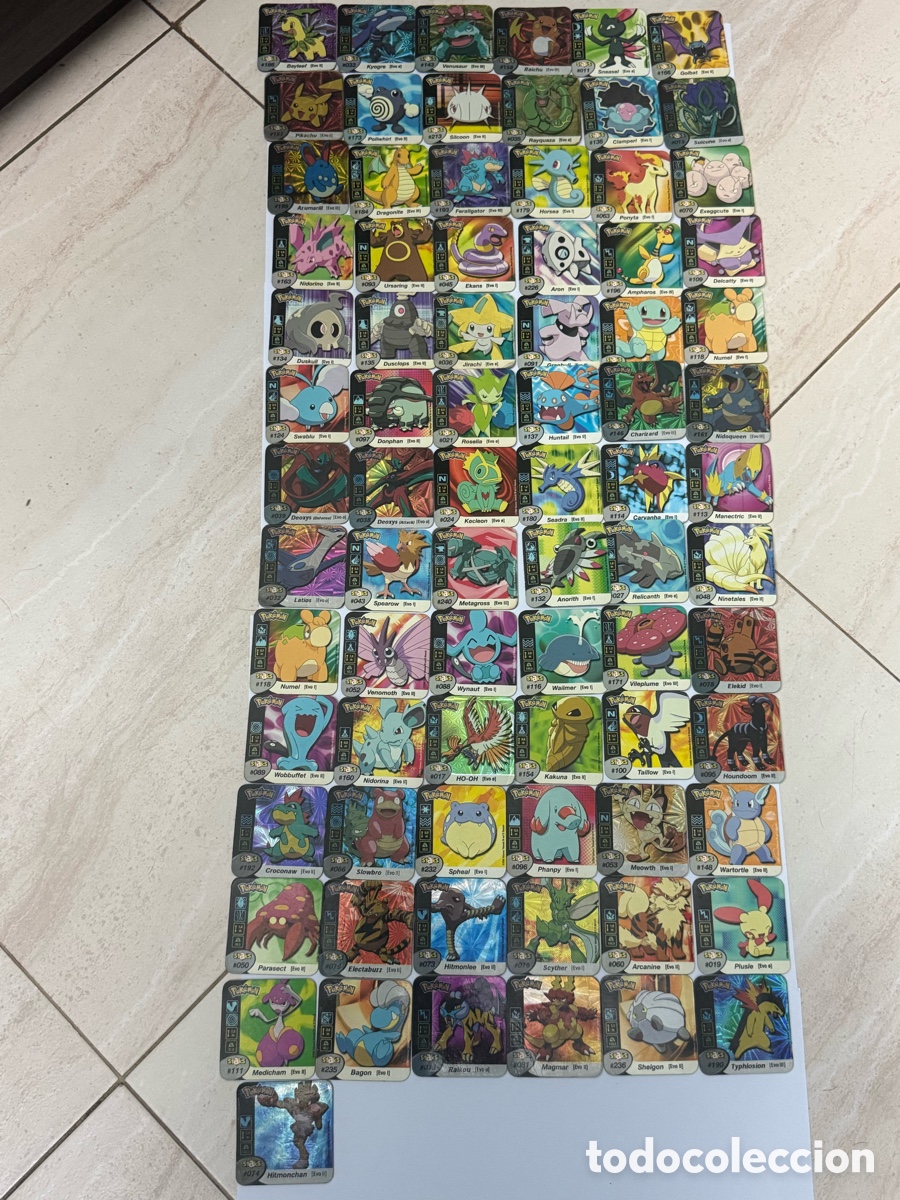 Figuras y mu&ntilde;ecos Manga: Lote de imanes coleccionables Pok&eacute;mon Magnet Caps (2004&ndash;2005)