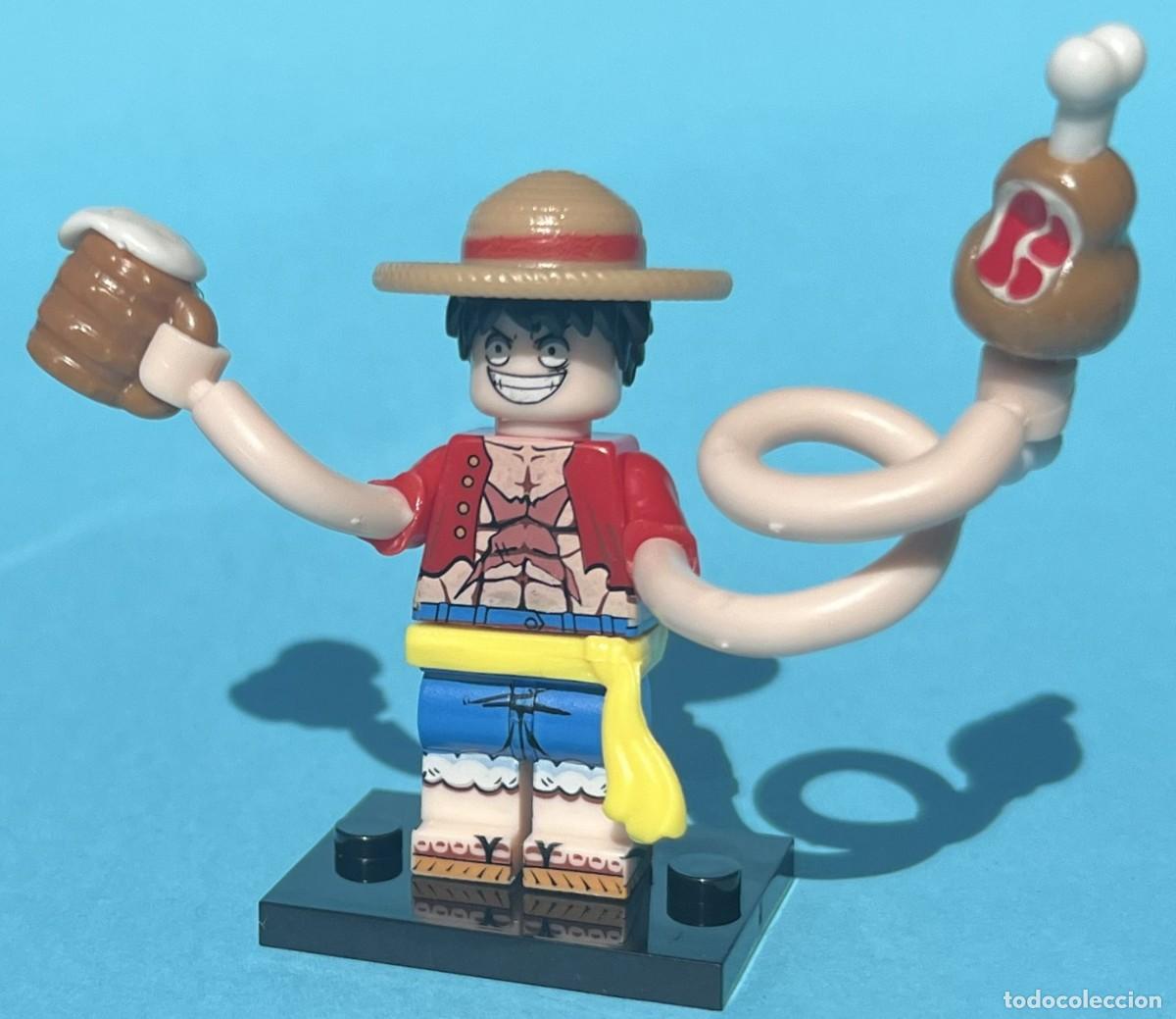 Figuras y mu&ntilde;ecos Manga: Monkey D. Luffy v3 (One Piece) Minifigura Figura Minifigure Figure Minifig Figurine Mu&ntilde;eco