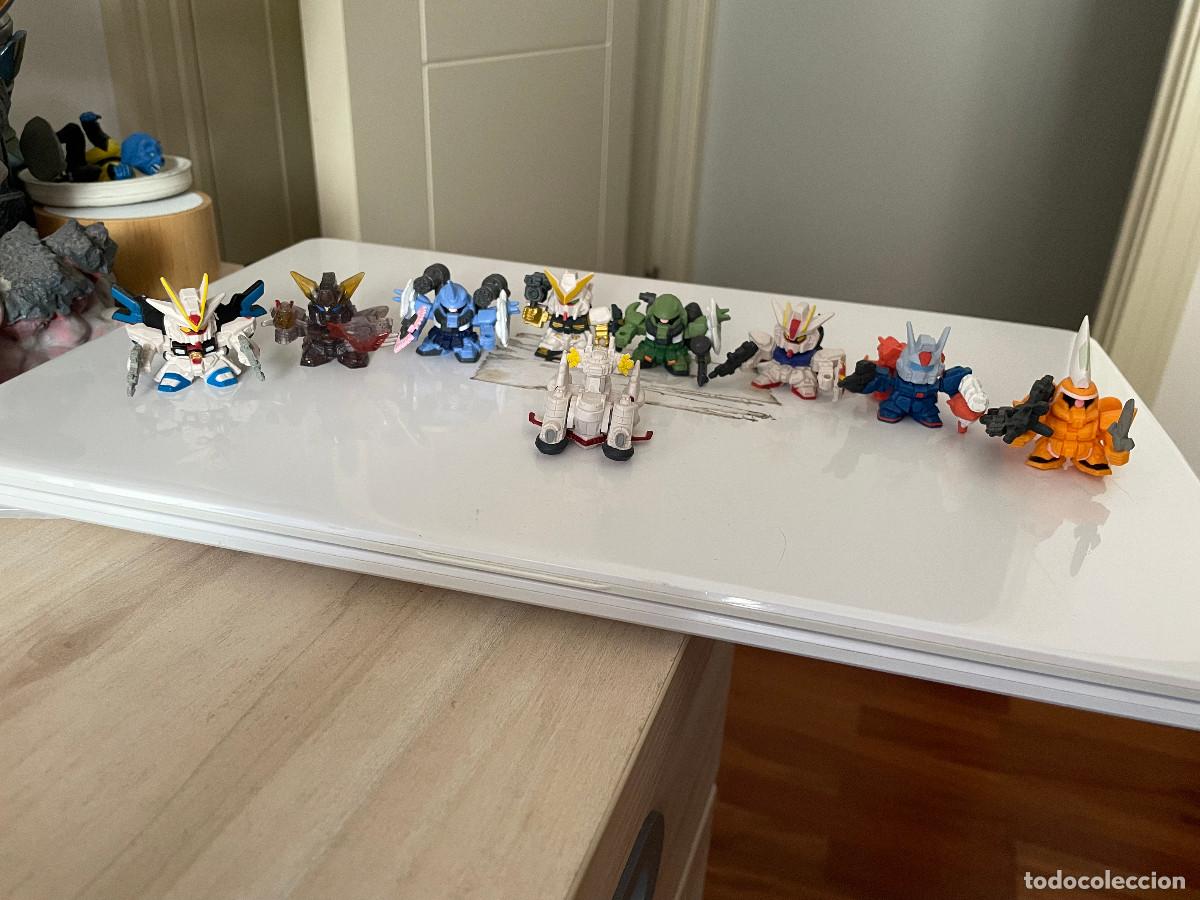 Figuras y mu&ntilde;ecos Manga: GUNDAM. Lote 9 Mini Figuras. Perfecto estado.